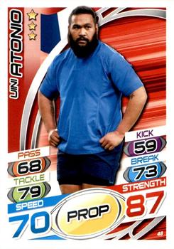 2015 Topps Rugby Attax #48 Uini Atonio Front
